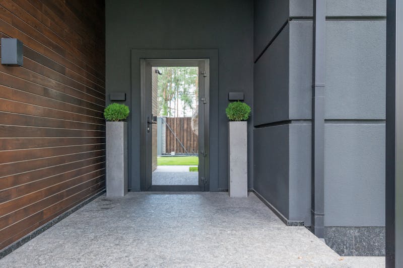 Porte d'entrée design aluminium